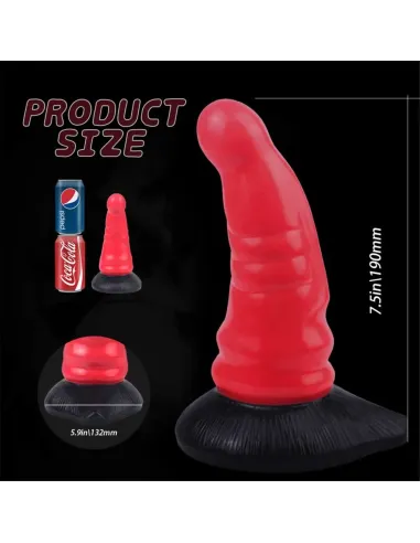 Consolador bill - liquid silicone 19cm x 9,5cm | S-hande | Dildos macizos