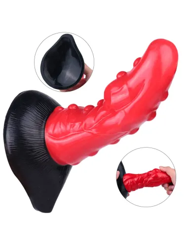 Dildo con sopapa eddie - liquid silicone - | S-hande | Dildos macizos