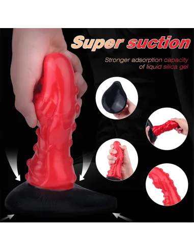 Dildo con sopapa eddie - liquid silicone - | S-hande | Dildos macizos