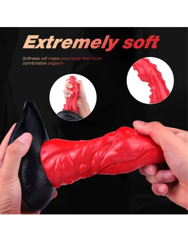Dildo con sopapa eddie - liquid silicone - | S-hande | Dildos macizos