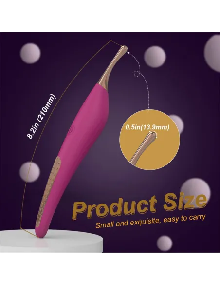 Vibrador clitoris do-re-mi 9 funciones usb recargable 21cm x 3cm | S-hande | Estimuladores clítoris
