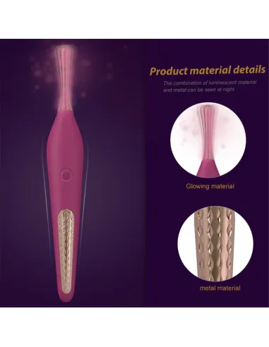 Vibrador clitoris do-re-mi 9 funciones usb recargable 21cm x 3cm | S-hande | Estimuladores clítoris