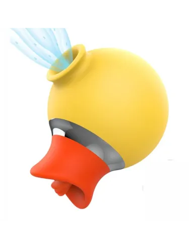 Vibrador lengua succionador- little duck - 8cm x 6,5cm | S-hande | Succionadores