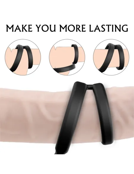 Vibrador wandering anillo - 9 funciones - recargable - 14cm x 12cm | S-hande | Vibradores