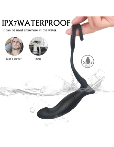 Vibrador wandering anillo - 9 funciones - recargable - 14cm x 12cm | S-hande | Vibradores