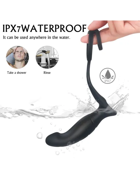 Vibrador wandering anillo - 9 funciones - recargable - 14cm x 12cm | S-hande | Vibradores