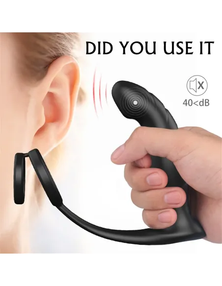 Vibrador wandering anillo - 9 funciones - recargable - 14cm x 12cm | S-hande | Vibradores