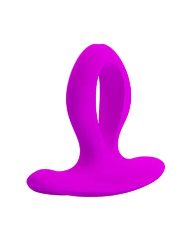 Vibrador dual anal vaginal punto-g silicona multifuncion recargable usb control remoto | Pretty love | Vibradores