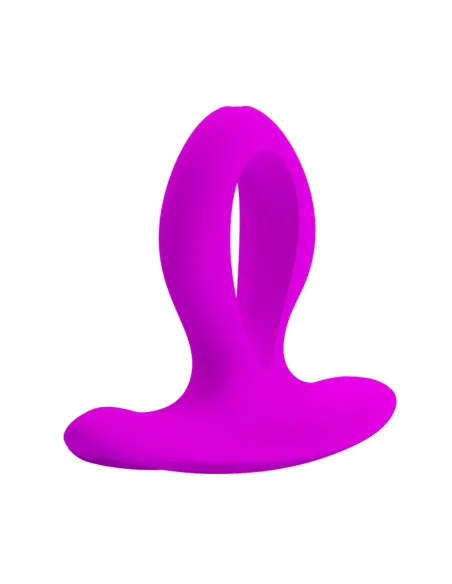 Vibrador dual anal vaginal punto-g silicona multifuncion recargable usb control remoto | Pretty love | Vibradores