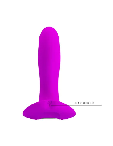 Vibrador dual anal vaginal punto-g silicona multifuncion recargable usb control remoto | Pretty love | Vibradores