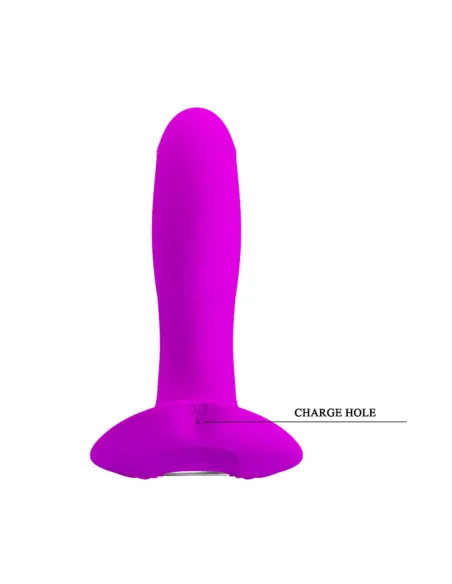 Vibrador dual anal vaginal punto-g silicona multifuncion recargable usb control remoto | Pretty love | Vibradores