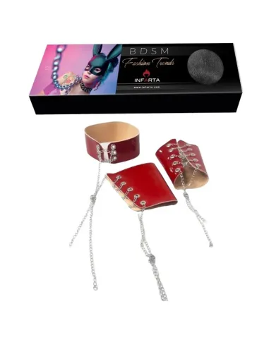 Set ribbon collar y muñequera - fashion trends | Infarta fetish | Garage: unidades en ¡liquidación!