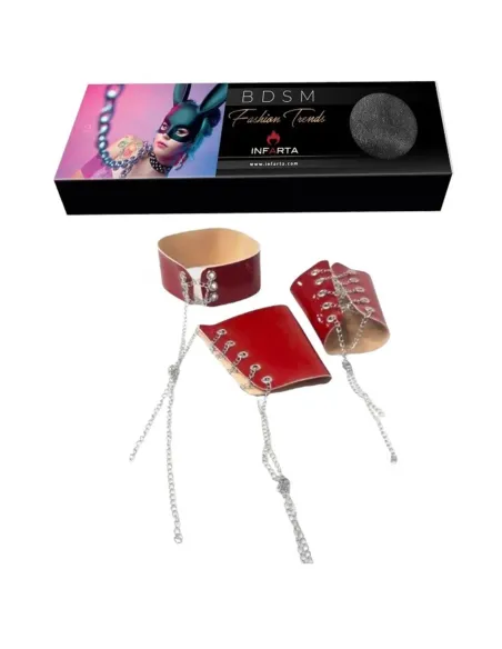 Set ribbon collar y muñequera - fashion trends | Infarta fetish | Garage: unidades en ¡liquidación!