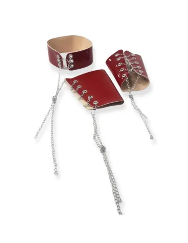 Set ribbon collar y muñequera - fashion trends | Infarta fetish | Garage: unidades en ¡liquidación!