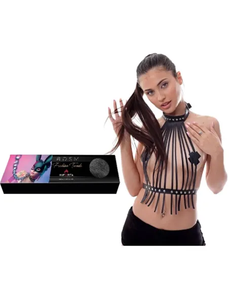 Pechera band aids eco-cuero | Infarta fetish | Garage: unidades en ¡liquidación!