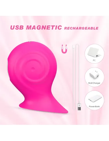 Vibrador snail 9 modos vibracion recargable | S-hande | Estimuladores clítoris