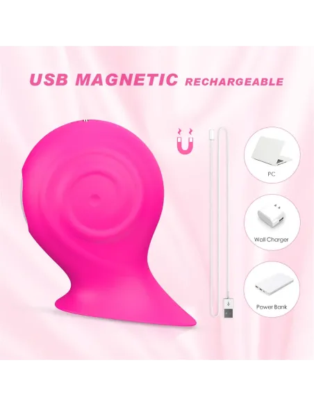 Vibrador snail 9 modos vibracion recargable | S-hande | Estimuladores clítoris