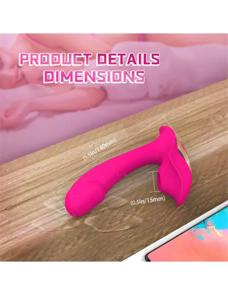 Vibrad succio heart of ocean control remoto recargable | S-hande | Vibradores