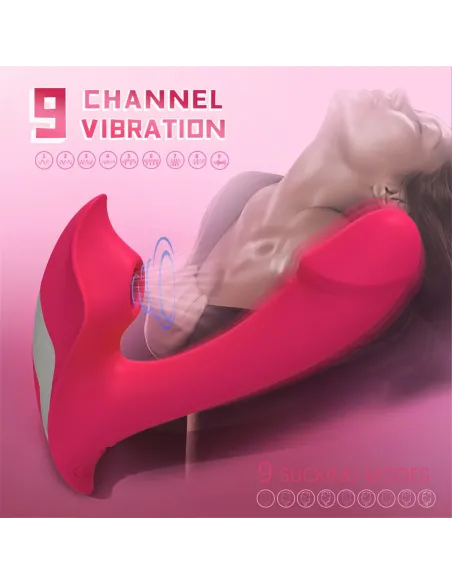 Vibrad succio heart of ocean control remoto recargable | S-hande | Vibradores