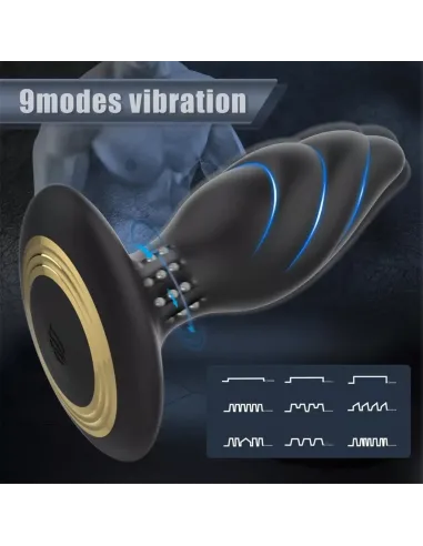 Vibrador rotador anal whirlwind recargable | S-hande | Vibradores