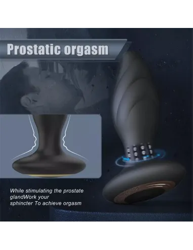 Vibrador rotador anal whirlwind recargable | S-hande | Vibradores