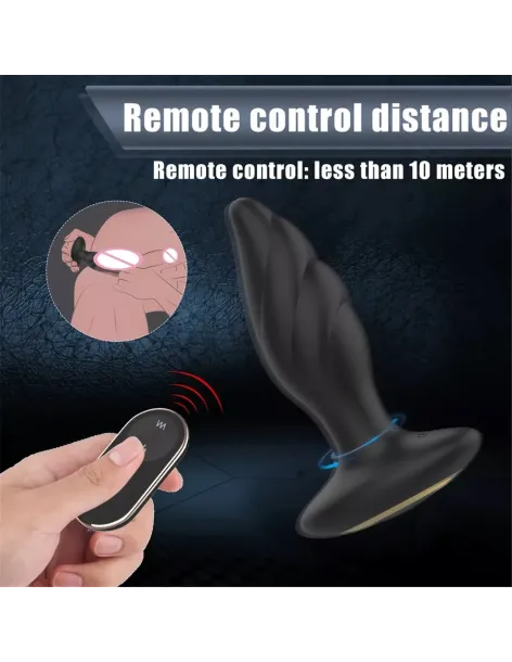 Vibrador rotador anal whirlwind control remoto recargable | S-hande | Dildos