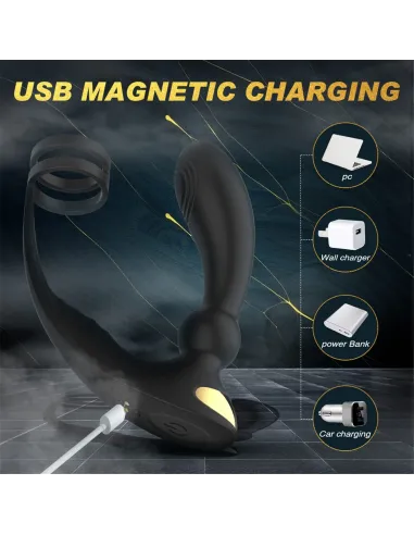 Vibrador kings landing doble penetracion anal recargable | S-hande | Vibradores