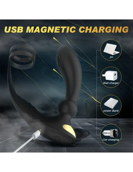 Vibrador kings landing doble penetracion anal recargable | S-hande | Vibradores