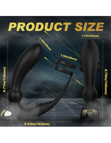 Vibrador kings landing doble penetracion anal recargable | S-hande | Vibradores