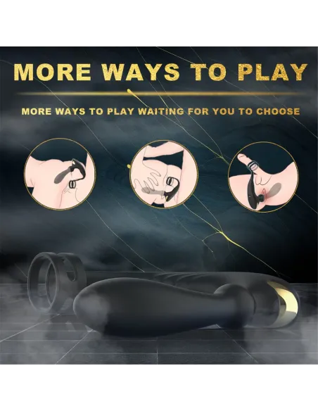 Vibrador kings landing doble penetracion anal recargable | S-hande | Vibradores
