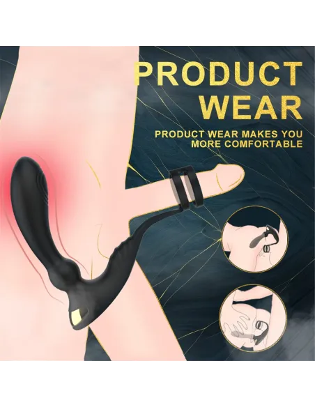 Vibrador kings landing doble penetracion anal recargable | S-hande | Vibradores