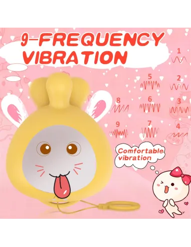 Vibrador rotador marshmallow recargable 18 funciones | S-hande | Estimuladores clítoris