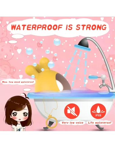 Vibrador rotador marshmallow recargable 18 funciones | S-hande | Estimuladores clítoris