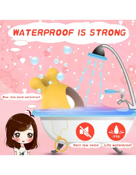 Vibrador rotador marshmallow recargable 18 funciones | S-hande | Estimuladores clítoris