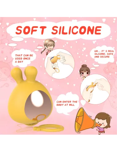 Vibrador rotador marshmallow recargable 18 funciones | S-hande | Estimuladores clítoris