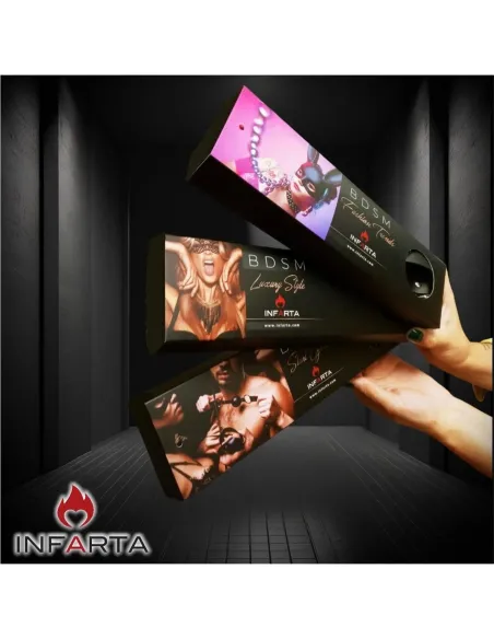 Corpiño sexy chain negro - eco cuero | Infarta fetish | Garage: unidades en ¡liquidación!