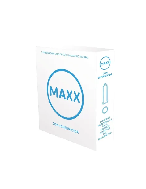 Maxx preservativos espermicida 12x3 | Maxx | Preservativos