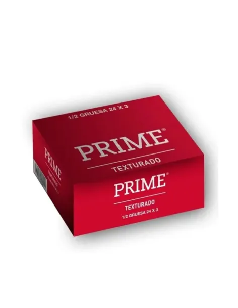 Preservativos texturado 24 x 3 | Prime | Preservativos