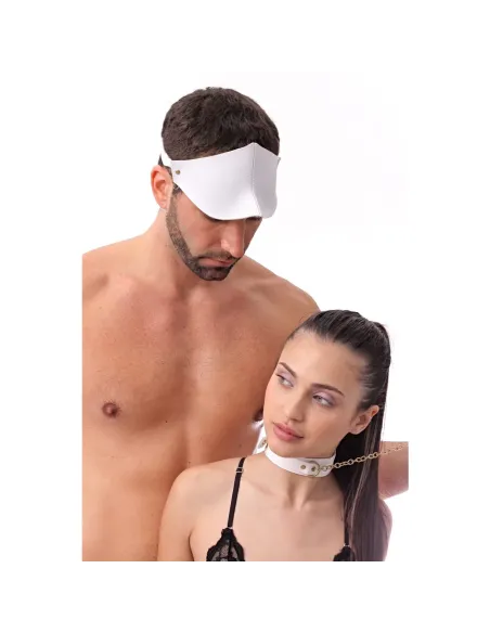 Kit luxury blanco y herrajes dorados 8 piezas | Infarta fetish | Kits