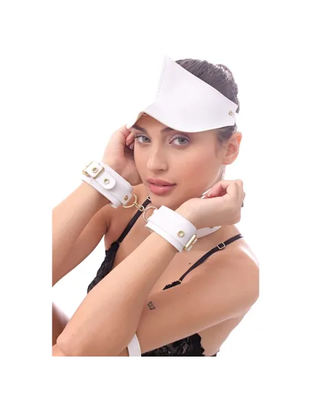 Kit luxury blanco y herrajes dorados 8 piezas | Infarta fetish | Kits