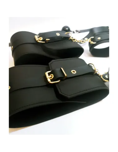Kit luxury negro y herrajes dorados 9 piezas | Infarta fetish | Kits