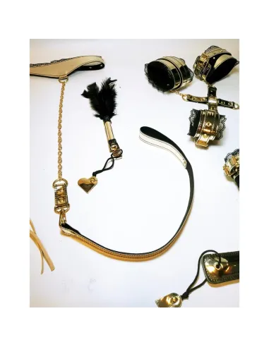 Kit luxury gold con puntilla negra 7 piezas | Infarta fetish | Kits