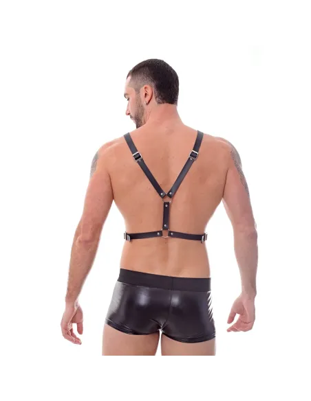 Arnes unisex regulable - eco cuero negro | Infarta fetish | Accesorios y outfits