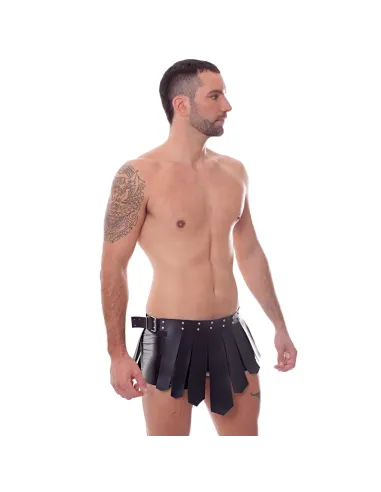 Falda gladiator - eco-cuero negro | Infarta fetish | Accesorios y outfits