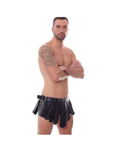 Falda gladiator - eco-cuero negro | Infarta fetish | Accesorios y outfits