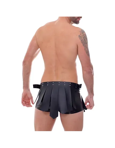Falda gladiator - eco-cuero negro | Infarta fetish | Accesorios y outfits