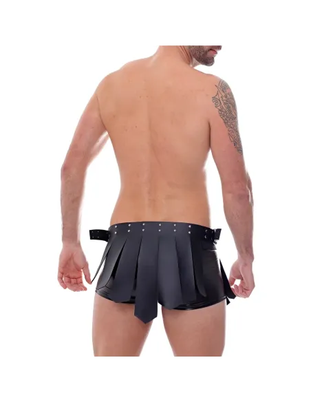 Falda gladiator - eco-cuero negro | Infarta fetish | Accesorios y outfits