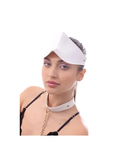 Antifaz luxury ciego reforzado blanco | Infarta fetish | Máscaras y antifaces