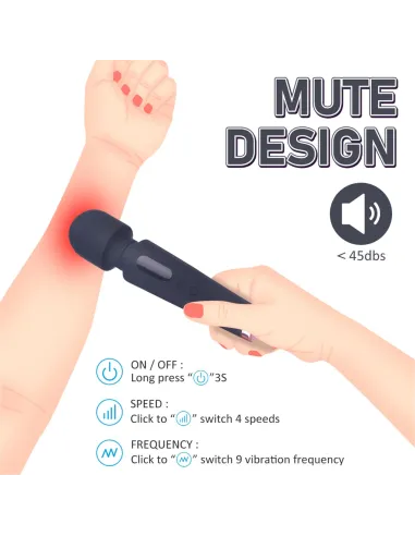 Massager black - masajeador | S-hande | Masajeadores