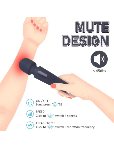 Massager black - masajeador | S-hande | Masajeadores